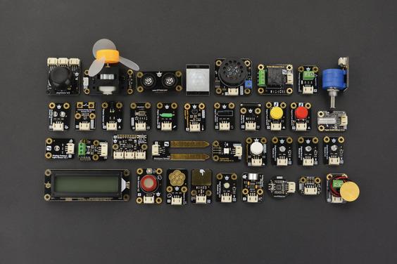 Mechanical Drawing - DFRobot Gravity: 37 Pcs Sensor Set